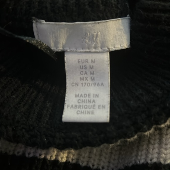 striped h&m knitted sweater - Picture 2 of 2